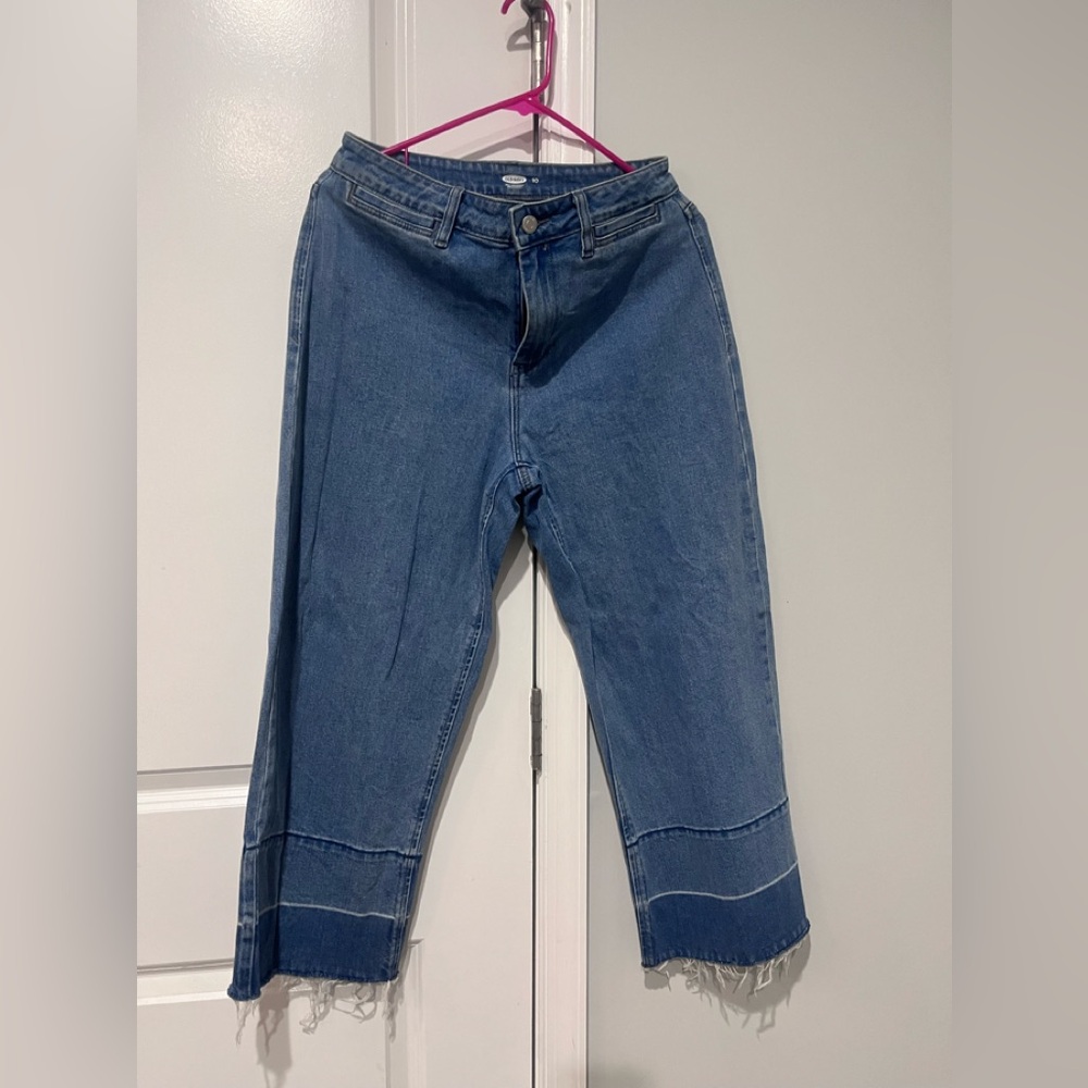 Old Navy Blue Flare, Cropped & Wide Leg Jeans